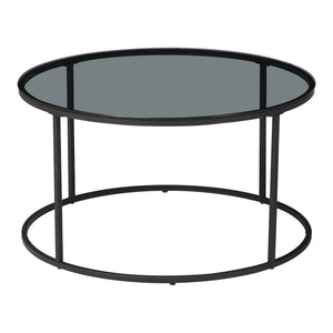 Masa cafea Kolari blat sticla culori diferite [en.casa]