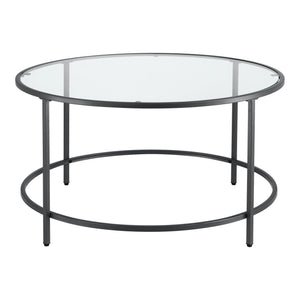 Masuta cafea Kouvola rotunda culori diferite [en.casa]