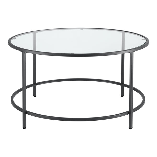 Masuta cafea Kouvola rotunda culori diferite [en.casa]