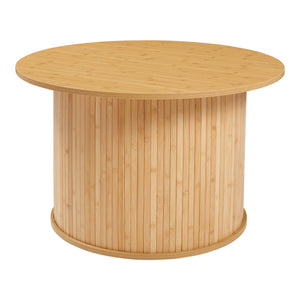 Masuta cafea Ledepid natur rotunda [en.casa]