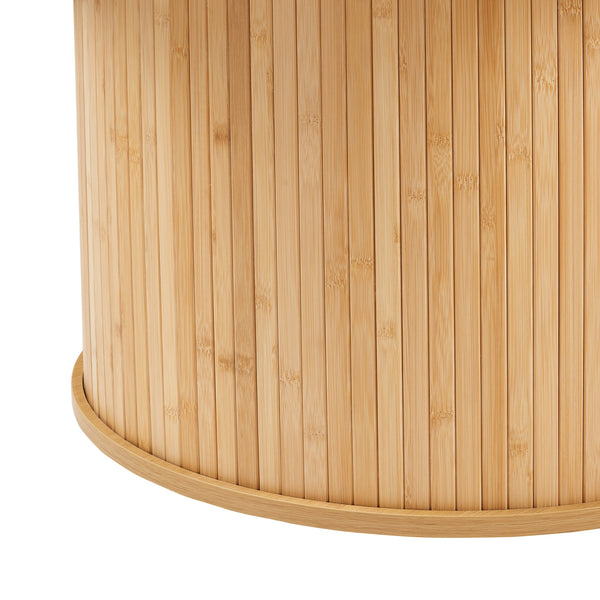 Masuta cafea Ledepid natur rotunda [en.casa]