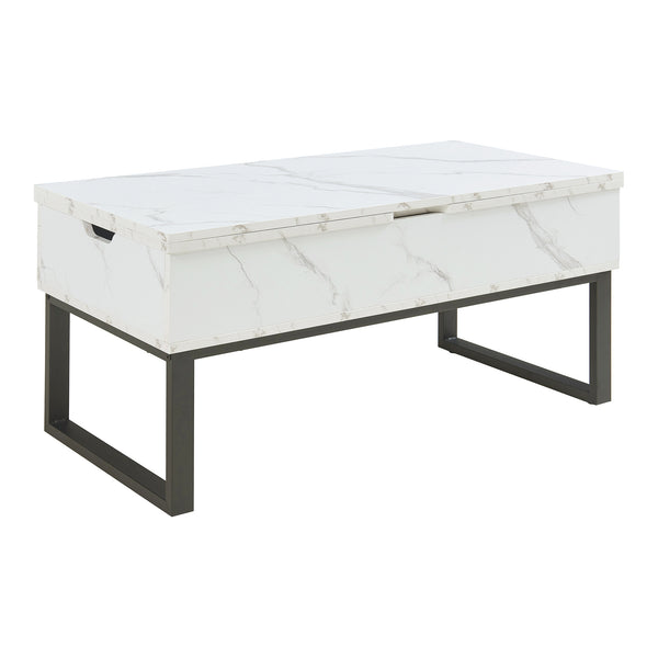 Masuta cafea cu blat extensibil si care se poate ridica Rauli 100x50x47 cm [en.casa]