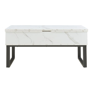 Masuta cafea cu blat extensibil si care se poate ridica Rauli 100x50x47 cm [en.casa]