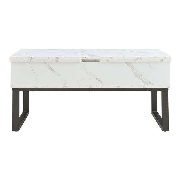 Masuta cafea cu blat extensibil si care se poate ridica Rauli 100x50x47 cm [en.casa]