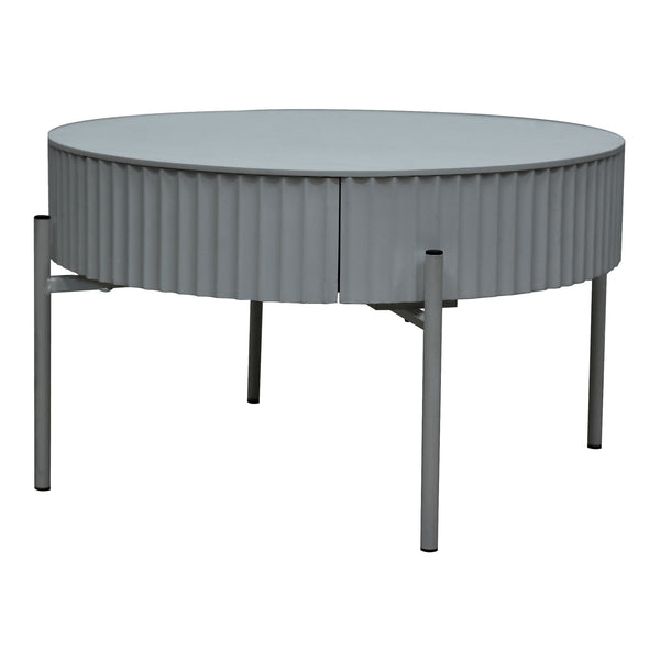 Masuta rotunda cu sertar Rill 36x30 cm [en.casa]