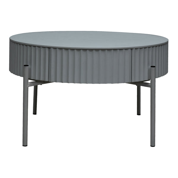 Masuta rotunda cu sertar Rill 36x30 cm [en.casa]