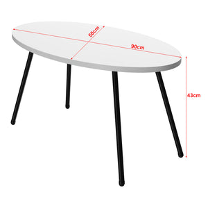 Masă de cafea Skærbæk 43 x 90 x 50 cm în diferite culori [en.casa]