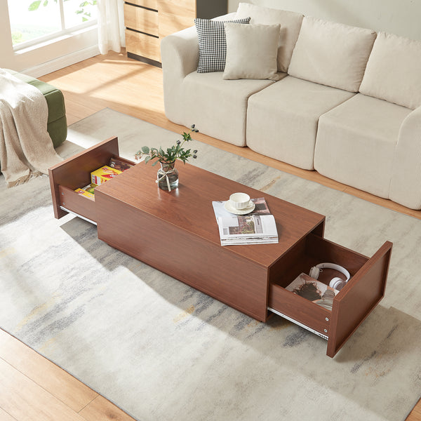 Masuta cafea cu sertare Turur 104x50x40 cm [en.casa]