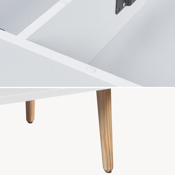 Masuta cafea cu spatiu depozitare Flesen 92x52x40,5 cm [en.casa]