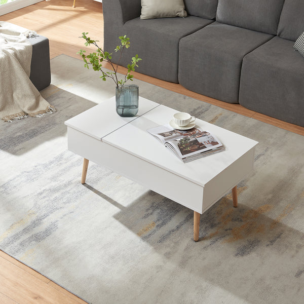 Masuta cafea cu spatiu depozitare Flesen 92x52x40,5 cm [en.casa]
