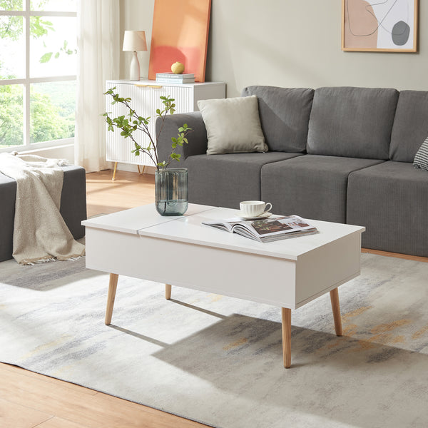 Masuta cafea cu spatiu depozitare Flesen 92x52x40,5 cm [en.casa]