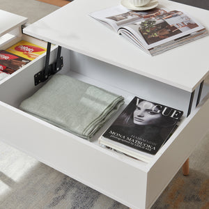 Masuta cafea cu spatiu depozitare Flesen 92x52x40,5 cm [en.casa]