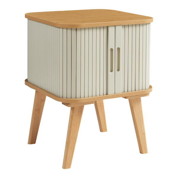 Noptiera Tysvær 58,5x45x45cm bambus [en.casa]