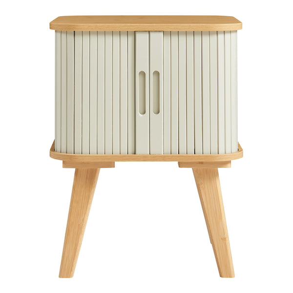 Noptiera Tysvær 58,5x45x45cm bambus [en.casa]