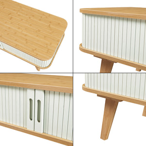 Masuta cafea cu 2 usi glisanteTysvær 100x50x40 cm [en.casa]