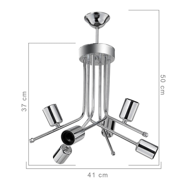 Lustră de tavan Halesowen 6xE27 metal în diferite culori [lux.pro]