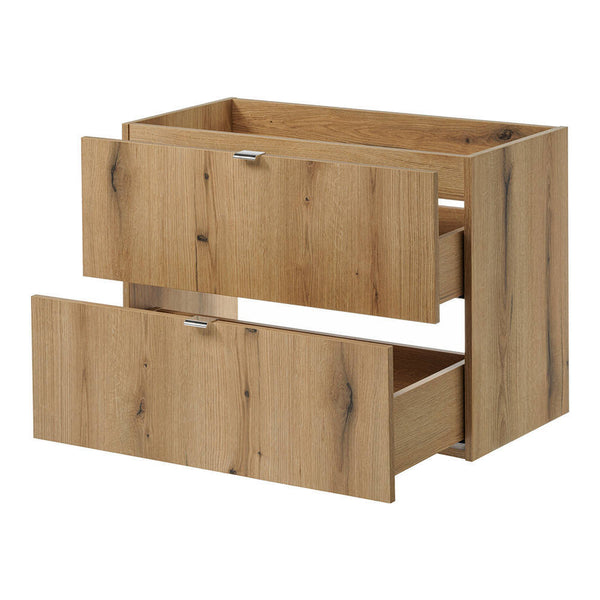 Set mobilier baie xx Newport efect stejar [en.casa]