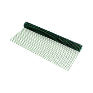 Plasă de sârmă (pătrată)(1m x 5m)(verde) Plasă sudată Plasă pentru volieră Plasă de sârmă gard [pro.tec]