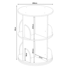 Raft rotativ Chasek natur [en.casa]