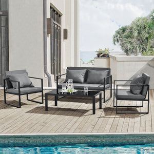Mobilier gradina Lerum masa sau 2 scaune sau canapea sau set culori diferite [casa.pro]