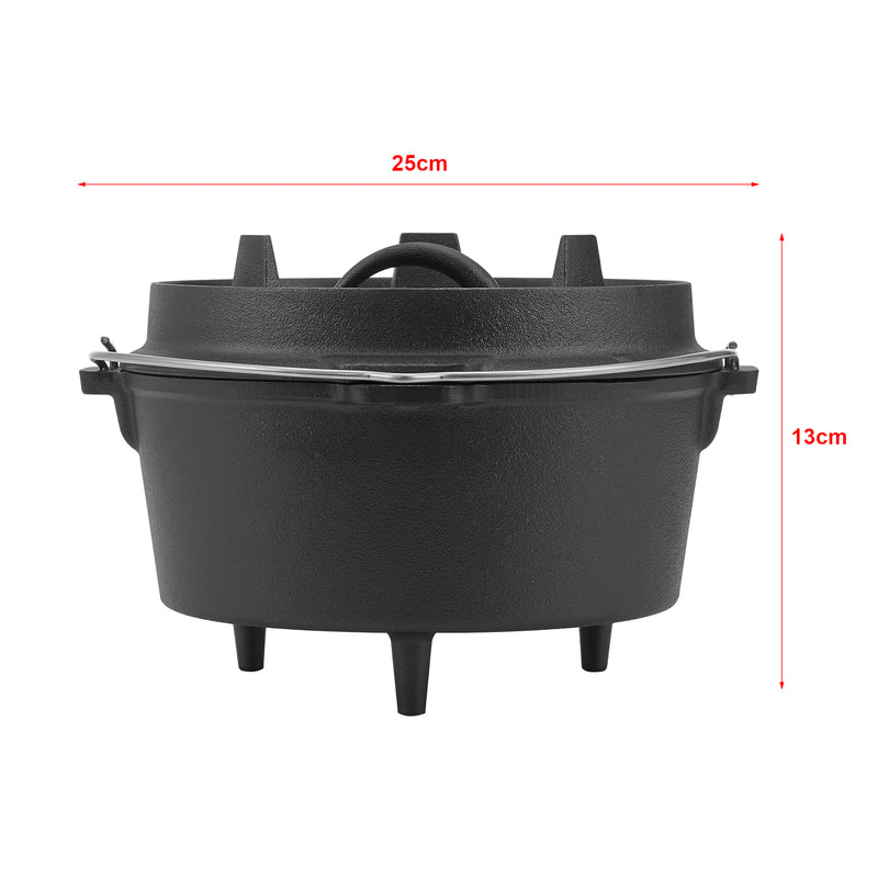Schiță cotată Cuptor olandez ACDO-690x fonta masuri diferite [en.casa]