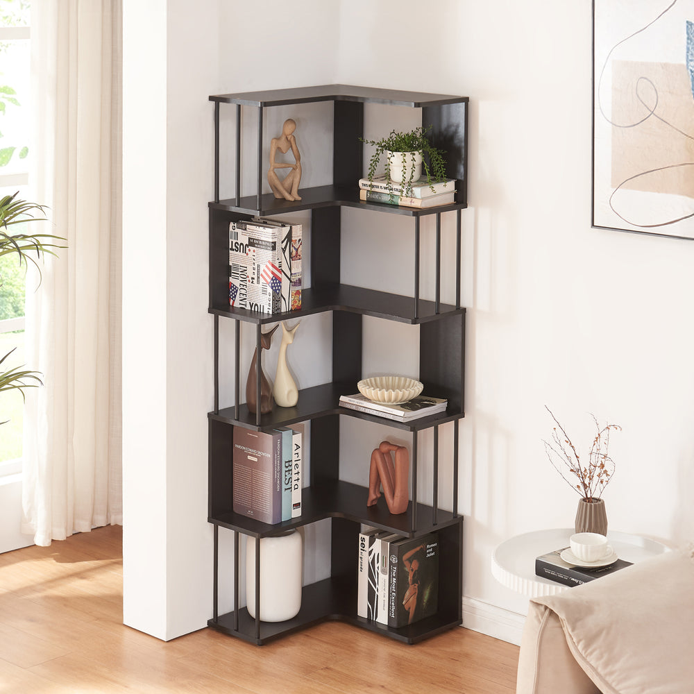 Raft de colt Afrel 160x54x54 cm [en.casa]