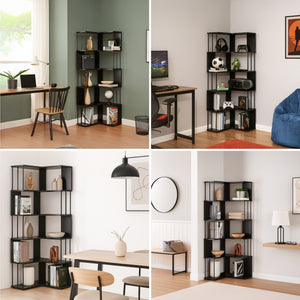 Raft de colt Afrel 160x54x54 cm [en.casa]