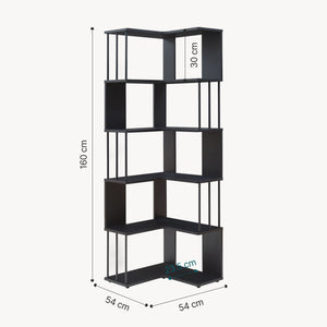 Raft de colt Afrel 160x54x54 cm [en.casa]