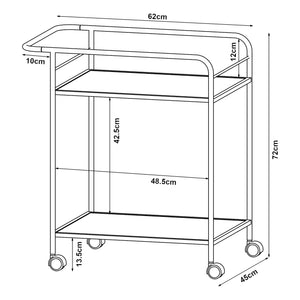 Carucior servire la masa Hole 72x62x45cm culori diferite [en.casa]