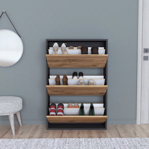 Dulap pantofi Aurskog 110x73,5x24cm pal [en.casa]