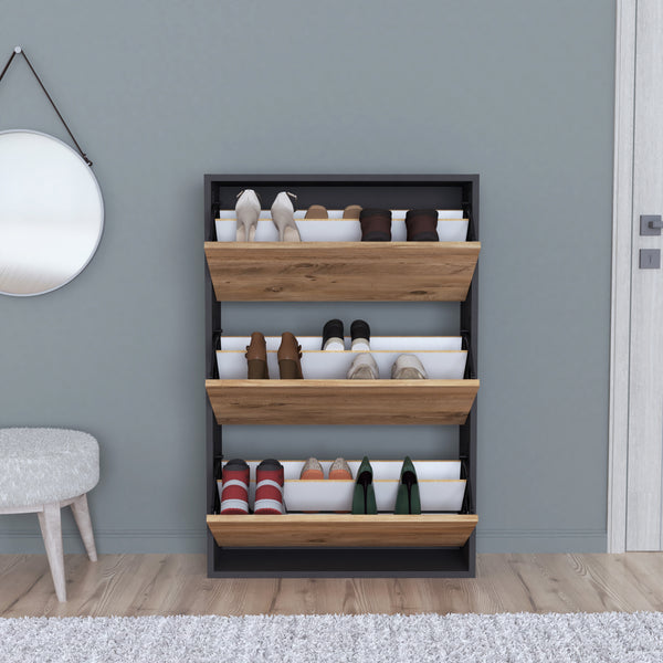 Dulap pantofi Aurskog 110x73,5x24cm pal [en.casa]