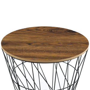 Masute living Codogno set 2 bucati cu blat detasabil masuri si culori diferite [en.casa]