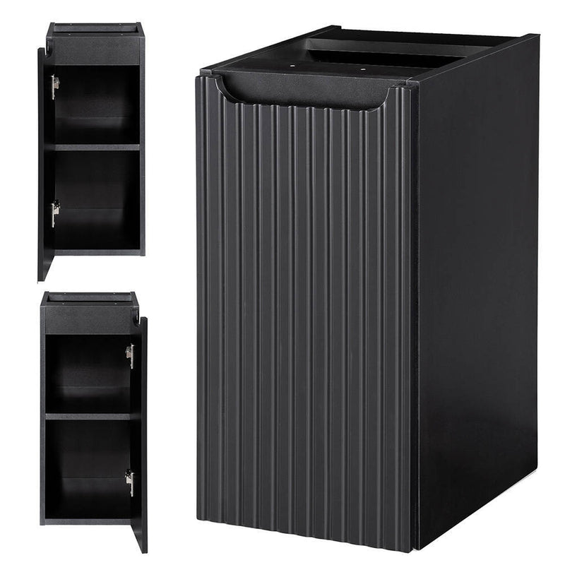 Schiță cotată Set dulap baie XX Newport negru [en.casa]