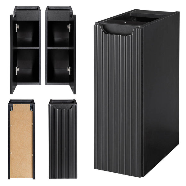 Set dulap baie XX Newport negru [en.casa]