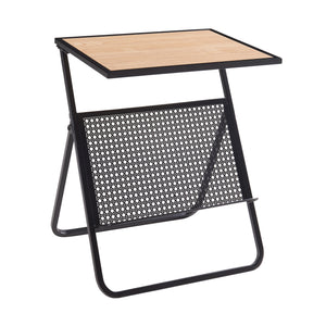 Masuta cu suport ziare Jäller 48x40x30 cm [en.casa]