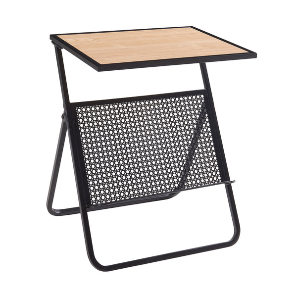 Masuta cu suport ziare Jäller 48x40x30 cm [en.casa]