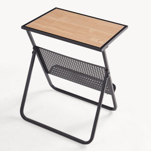 Masuta cu suport ziare Jäller 48x40x30 cm [en.casa]