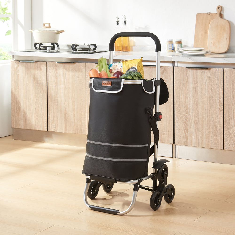 Carucior cumparaturi manevrabil pe scari Neef aluminiu 41L 20Kg  [en.casa]