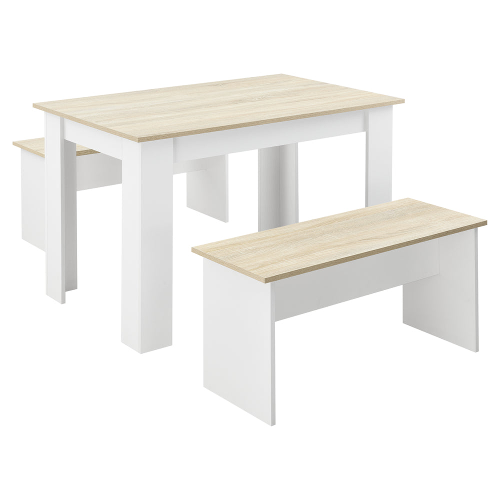 Tisch - und Bank Set 110x70 cm in versch. Farben en.casa - premiumXL