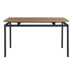 Set masa si 4 scaune Hemnes 75x140x80 cm [en.casa]