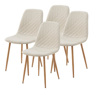 Set masa si 4 scaune Hemnes 75x140x80 cm [en.casa]