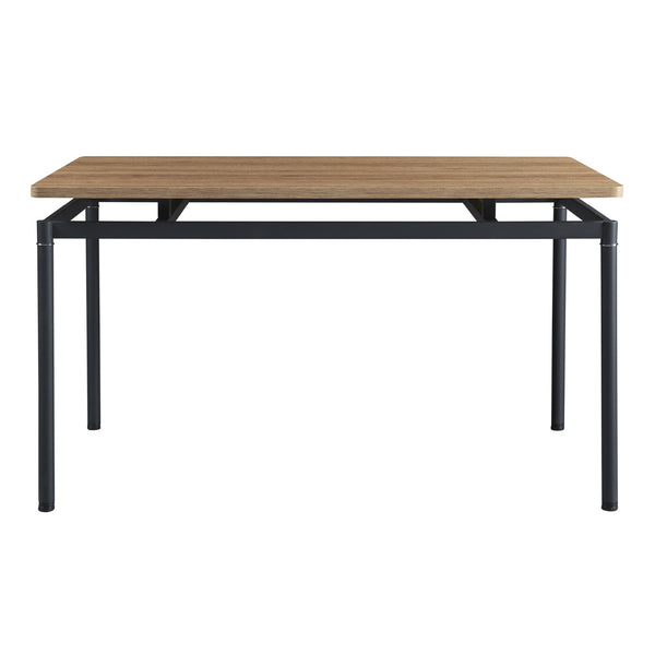 Set masa si 4 scaune Hemnes 75x140x80 cm [en.casa]