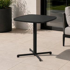 Masă bistro de exterior Foggia 75x70x70 cm oțel antracit [casa.pro]