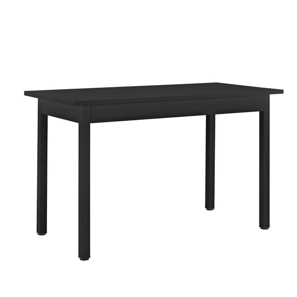 Grup de luat masa Horten 5 piese Masă 120x60 cm Alb [en.casa]
