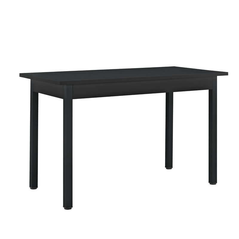 Schiță cotată Grup de luat masa Horten 5 piese Masă 120x60 cm Alb [en.casa]