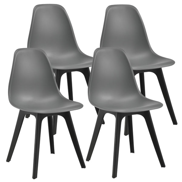 Grup de luat masa Horten 5 piese Masă 120x60 cm Alb [en.casa]