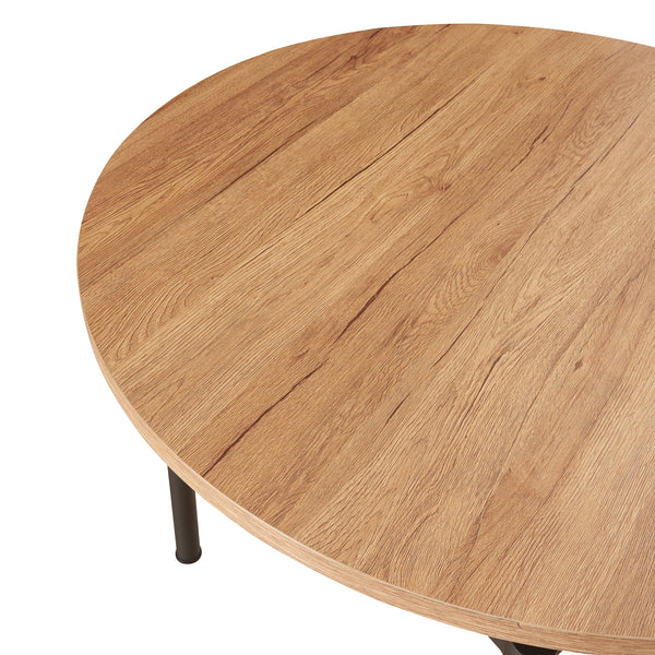 Masa bucatarie Hemnes efect lemn stejar negru masuri si forme diferite [en.casa]