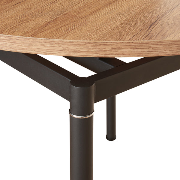 Masa bucatarie Hemnes efect lemn stejar negru masuri si forme diferite [en.casa]
