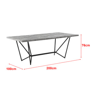 Masa bucatarie Sigtuna  200 x 100 x 76 cm culori diferite [en.casa]