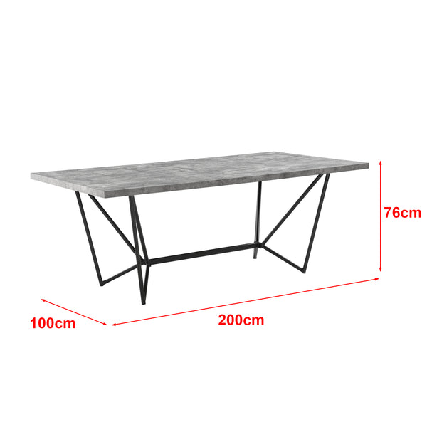 Masa bucatarie Sigtuna  200 x 100 x 76 cm culori diferite [en.casa]